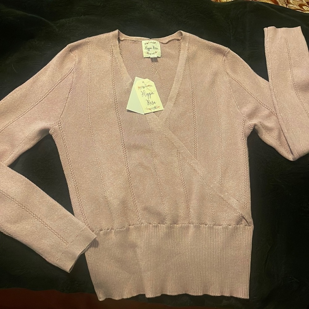 Dusty Lilac fall sweater